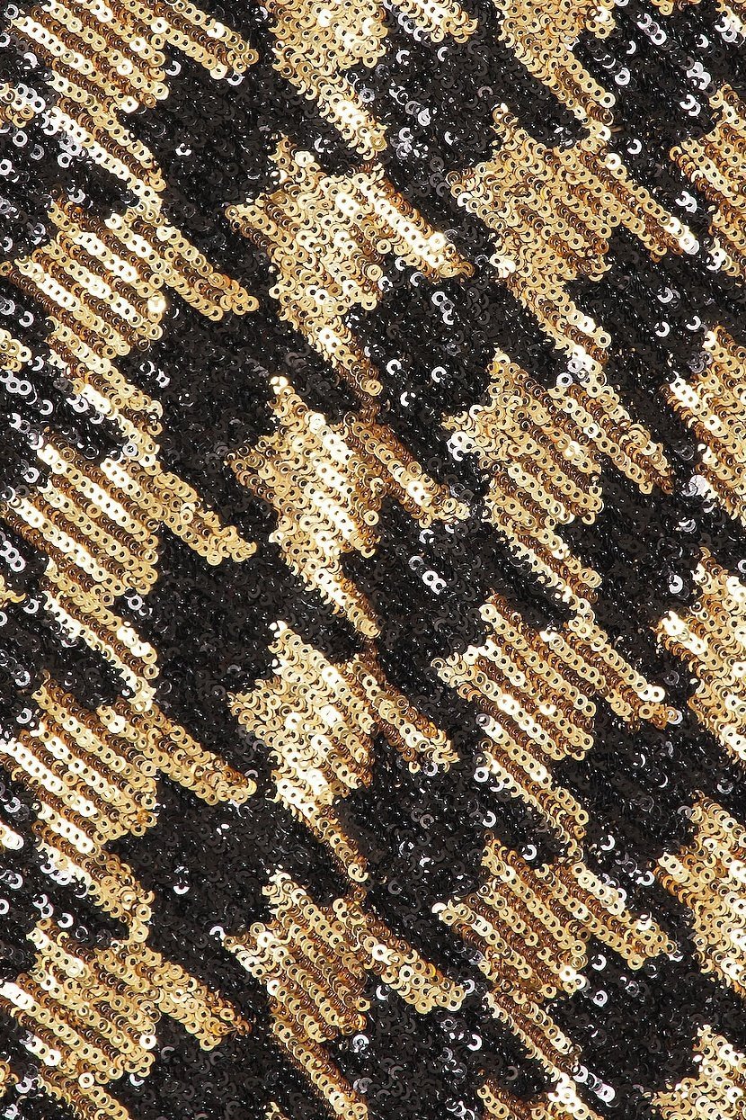 rosalie-sequins-houndstooth-maxi-dress-sd00601122116-gold-s-sunfere-165296 Rosalie Sequins Houndstooth Maxi Dress - Image 4