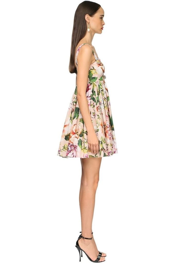rubie-printed-ruffle-gathered-mini-dress-sd00208191205-pink-s-sunfere-336662 Rubie Printed Ruffle Gathered Mini Dress - Image 3