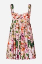 Rubie Printed Ruffle Gathered Mini Dress - Image 4