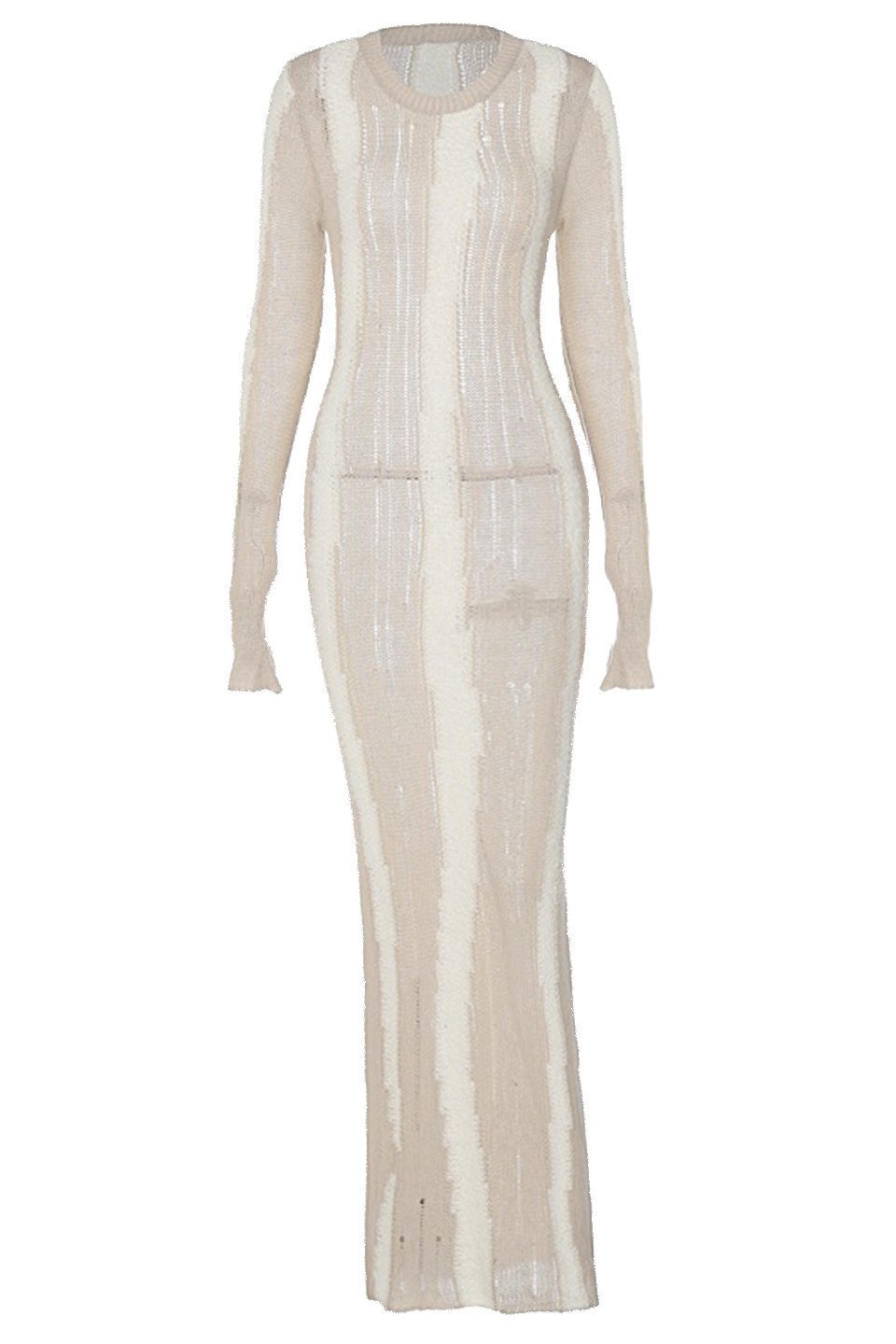 ruth-splicing-textured-knit-maxi-dress-sd00611301995-white-s-sunfere-788942 Ruth Splicing Textured Knit Maxi Dress - Image 7