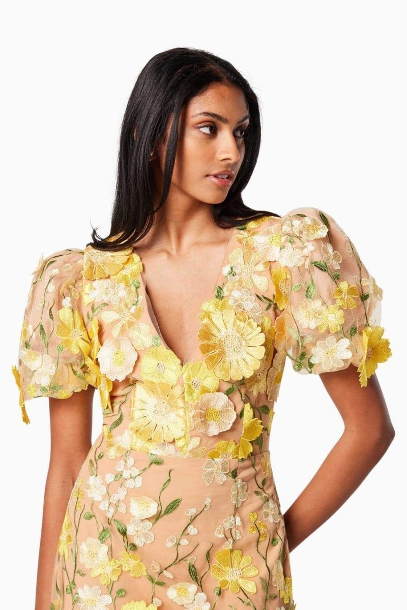 sally-v-neck-floral-midi-dress-sd00603152433-yellow-s-sunfere-583106 Sally V-neck Floral Midi Dress - Image 2