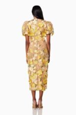 Sally V-neck Floral Midi Dress - Image 5