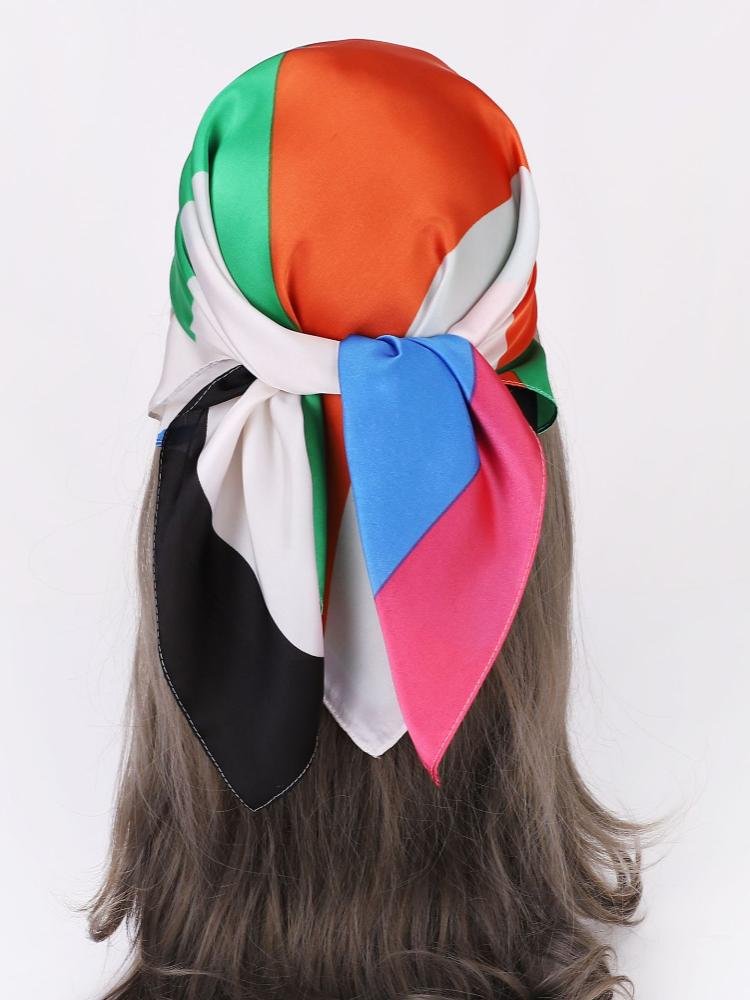 sandra-abstract-print-headscarf-sa0020516082-multigreen-7070cm-sunfere-474854 Sandra Abstract Print Headscarf - Image 1