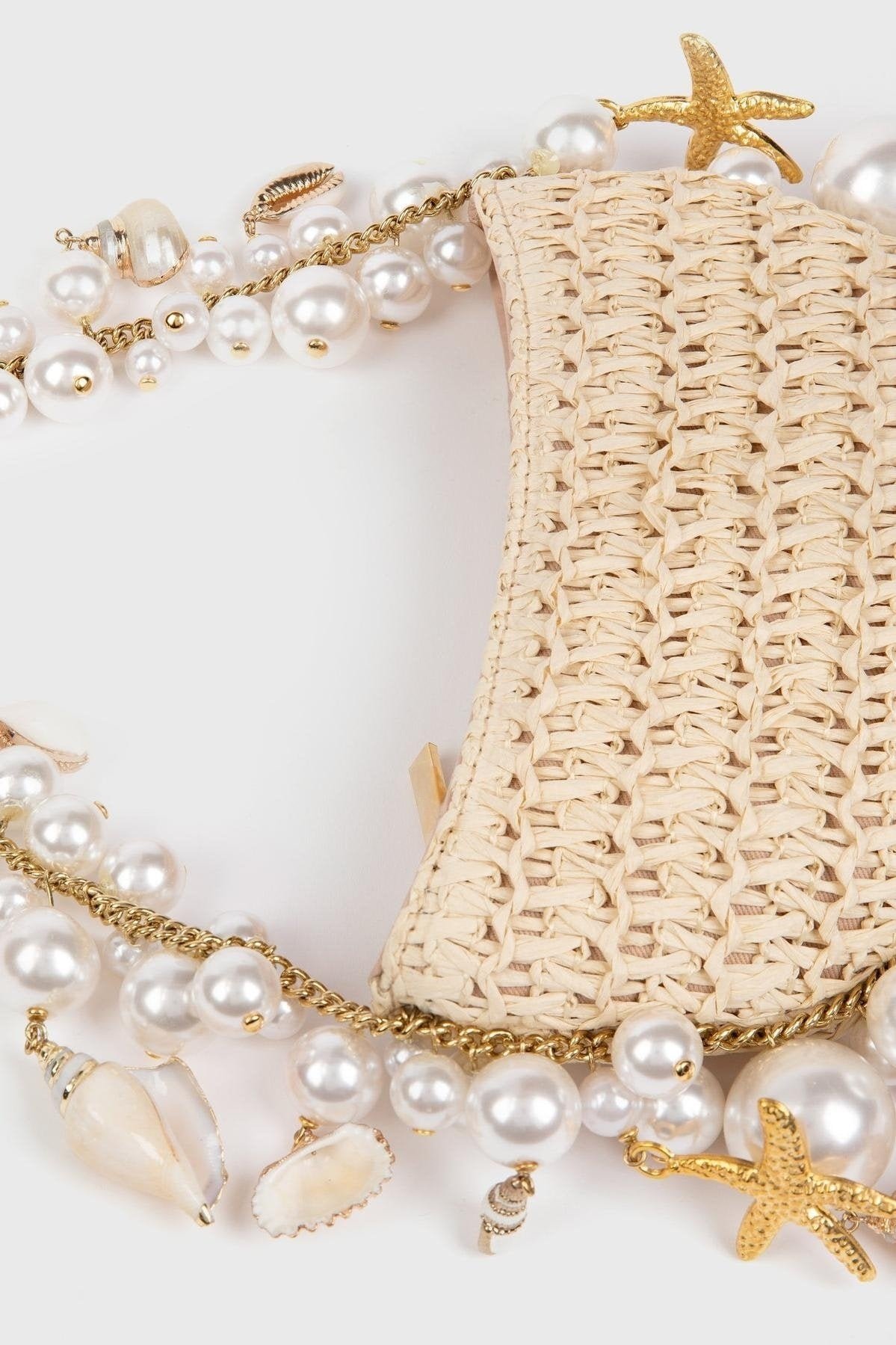 sea-wonder-pearl-straw-hobo-bag-sa00208301270-beige-sunfere-833976 Sea Wonder Pearl Straw Hobo Bag - Image 3