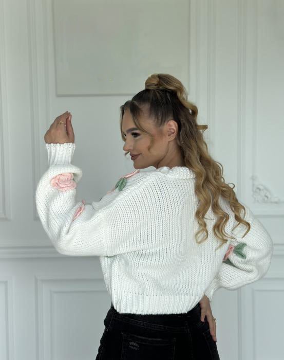 selena-rose-knit-sweater-cardigan-so00601092107-pink-one-size-sunfere-194390 Selena Rose Knit Sweater Cardigan - Image 10