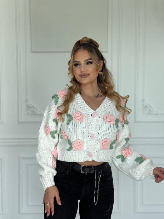 selena-rose-knit-sweater-cardigan-so00601092107-pink-one-size-sunfere-650182 Selena Rose Knit Sweater Cardigan - Image 8