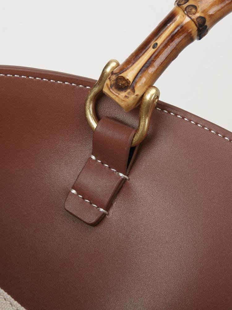 simona-leather-bamboo-handle-lace-up-bucket-bag-sa0020516120-brown-sunfere-993579 Simona Leather Bamboo Handle Lace-up Bucket Bag - Image 3