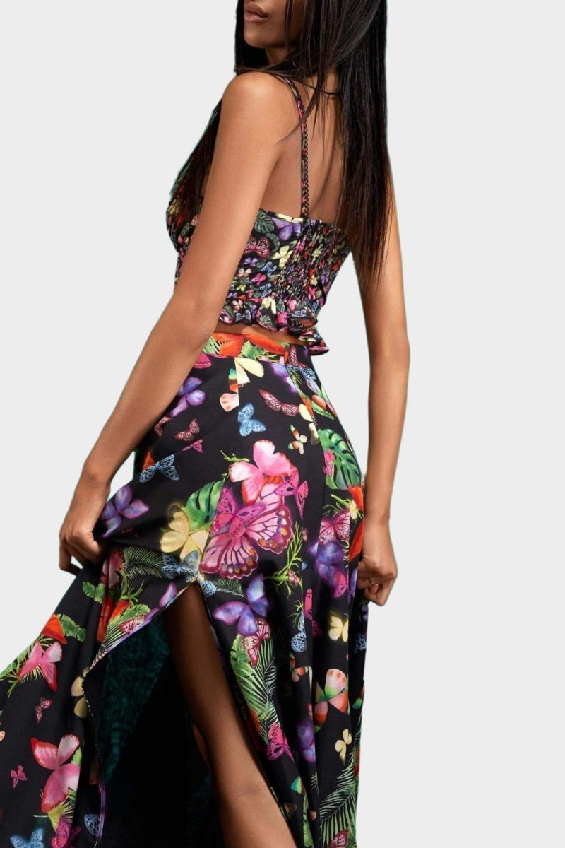 trina-butterfly-printed-high-slit-set-ss00603182476-black-s-sunfere-330417 Trina Butterfly Printed High Slit Set - Image 4