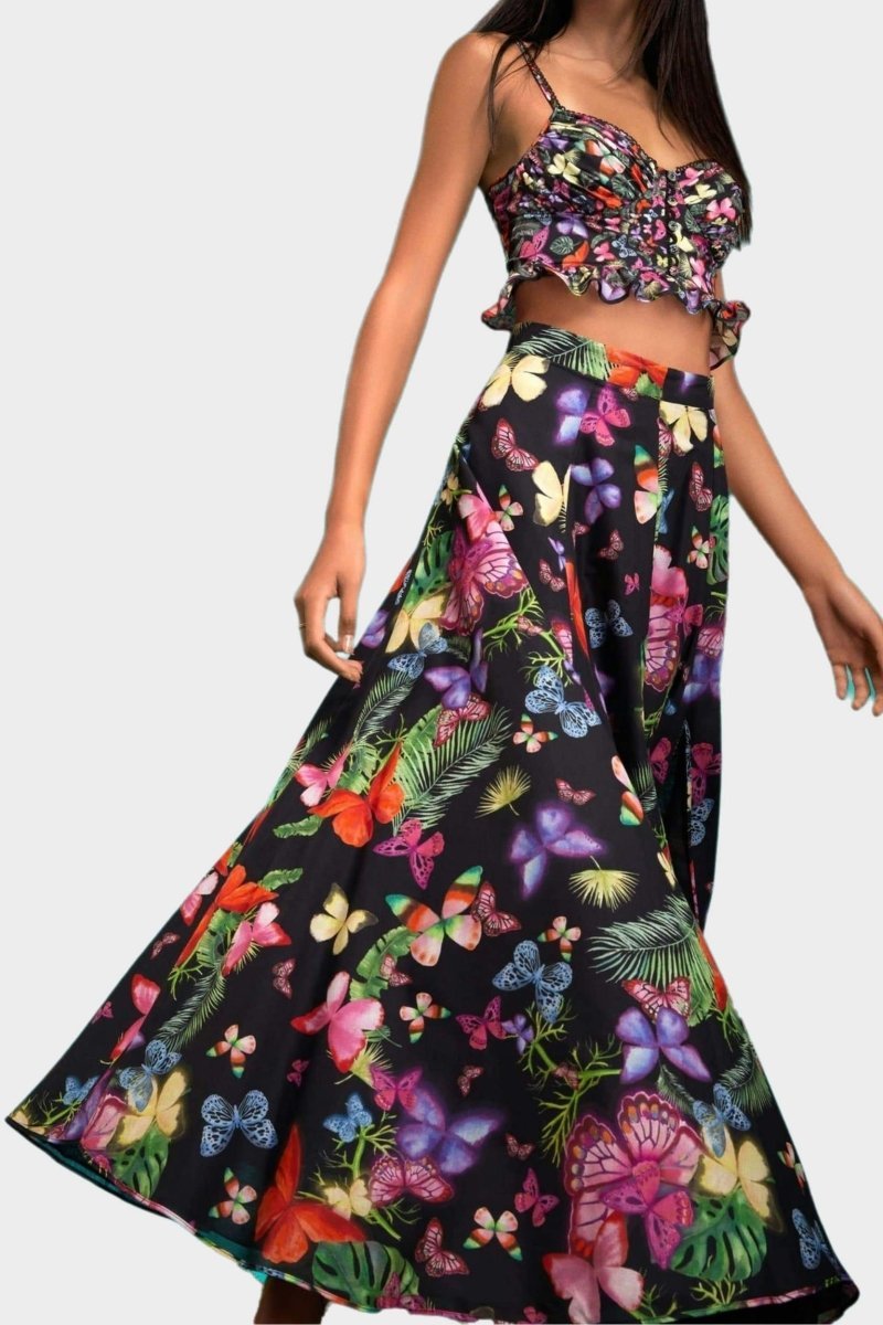 trina-butterfly-printed-high-slit-set-ss00603182476-black-s-sunfere-419334 Trina Butterfly Printed High Slit Set - Image 2