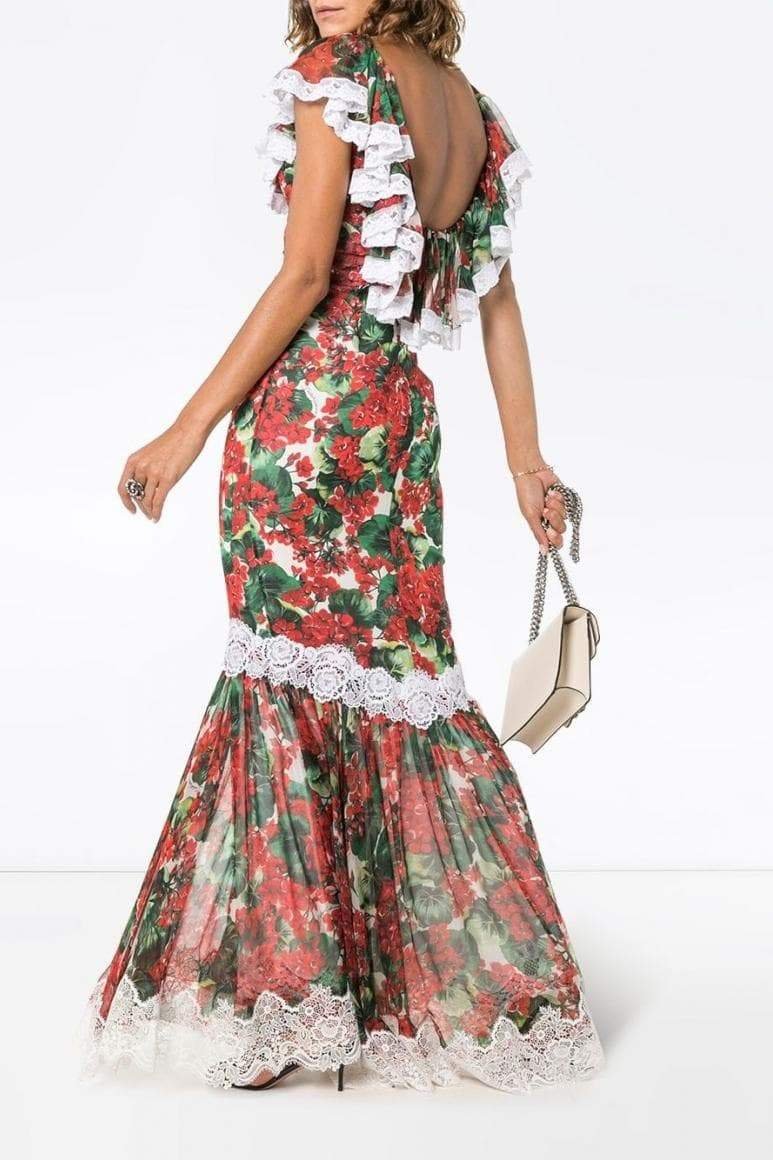 yvette-printed-lace-trim-maxi-dress-sd00603212510-red-s-sunfere-388618 Yvette Printed Lace Trim Maxi Dress - Image 2