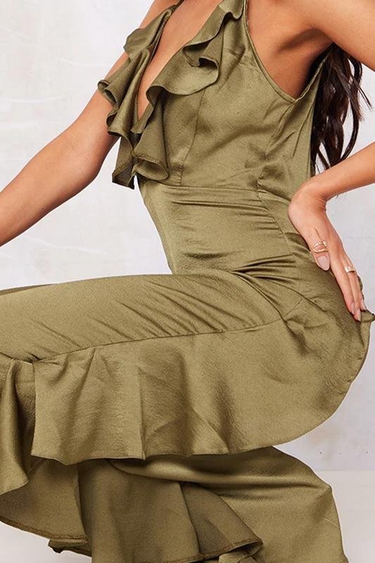 agnes-ruffle-v-neck-jumpsuit-sj00209141423-s-olive-sunfere-529032.jpg Agnes Ruffle V-neck Jumpsuit - Image 7