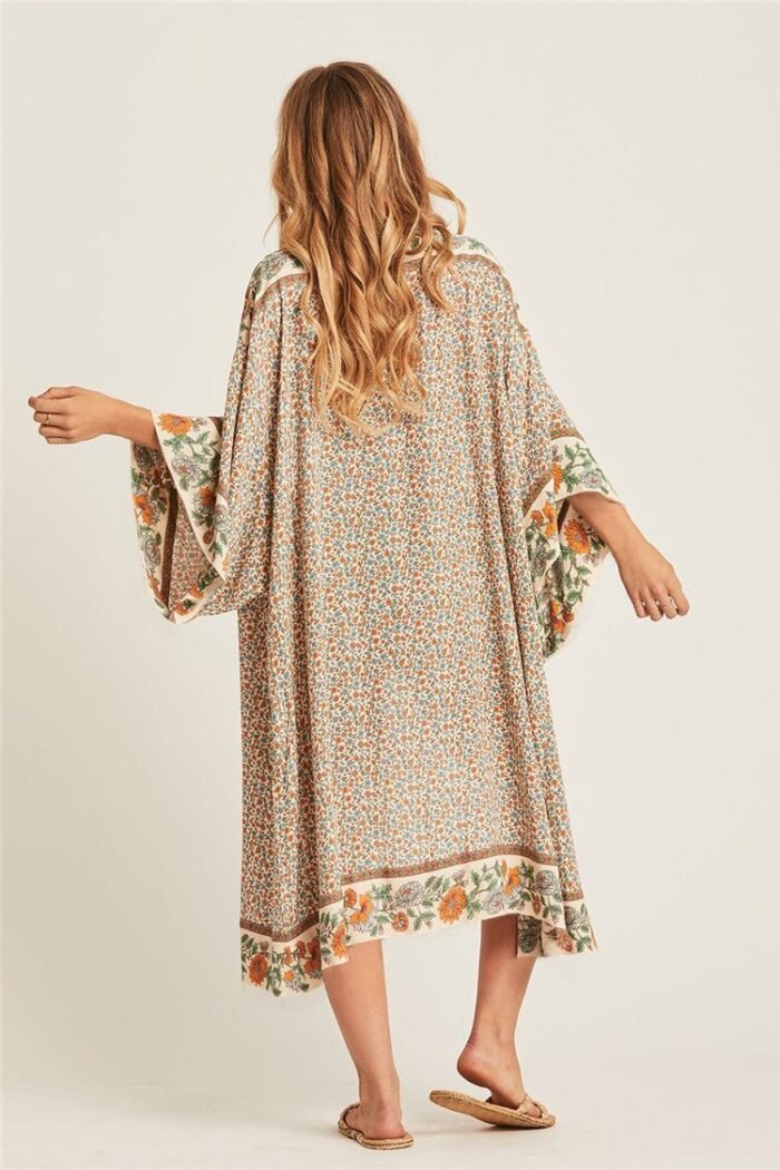 Hazel Printed Beach Cover-up - Image 4