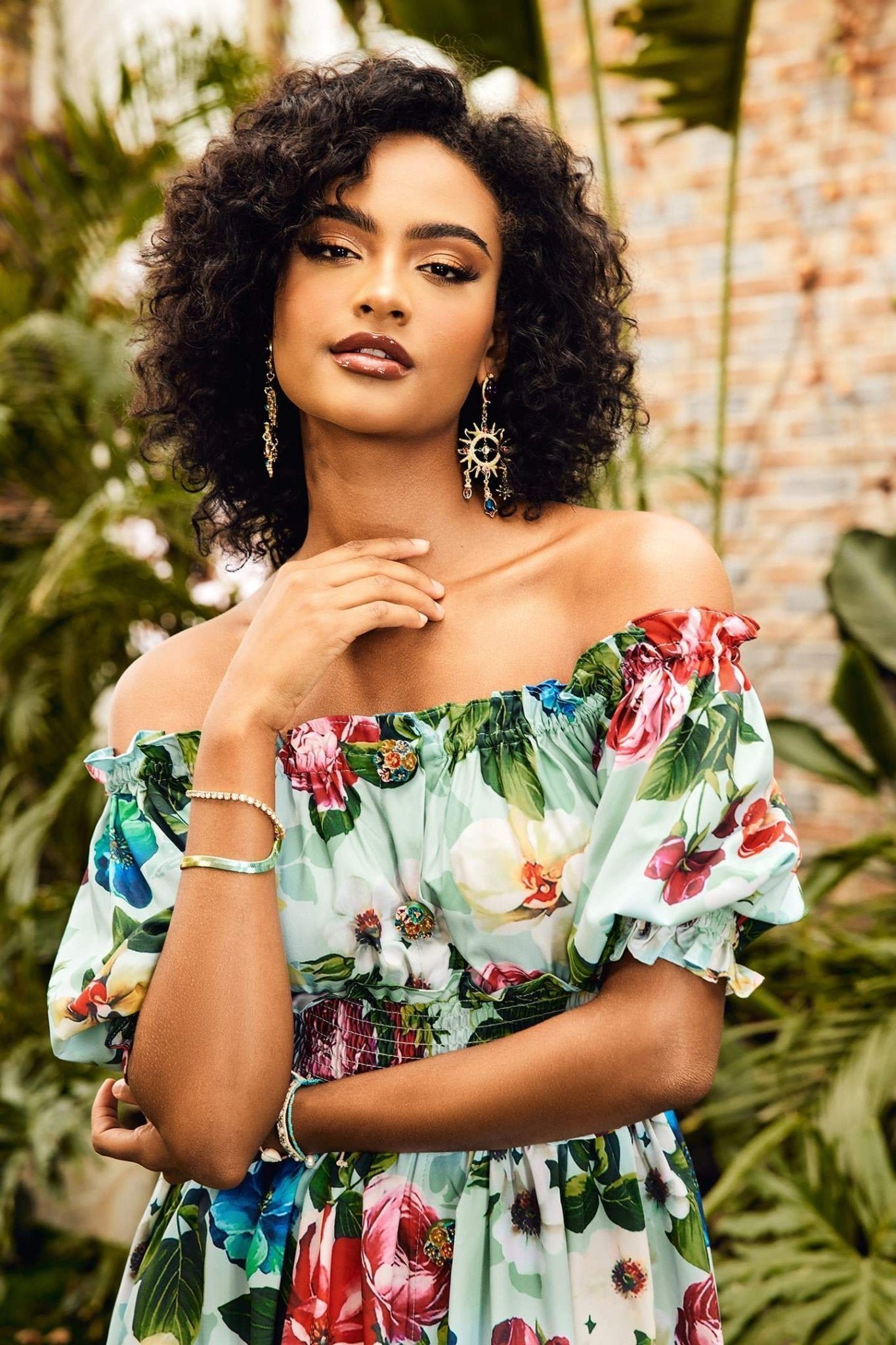 ivy-printed-shirred-bodice-flare-mini-dress-sd00202262320-multi-s-sunfere-980978.jpg Ivy Printed Shirred Bodice Flare Mini Dress - Image 5