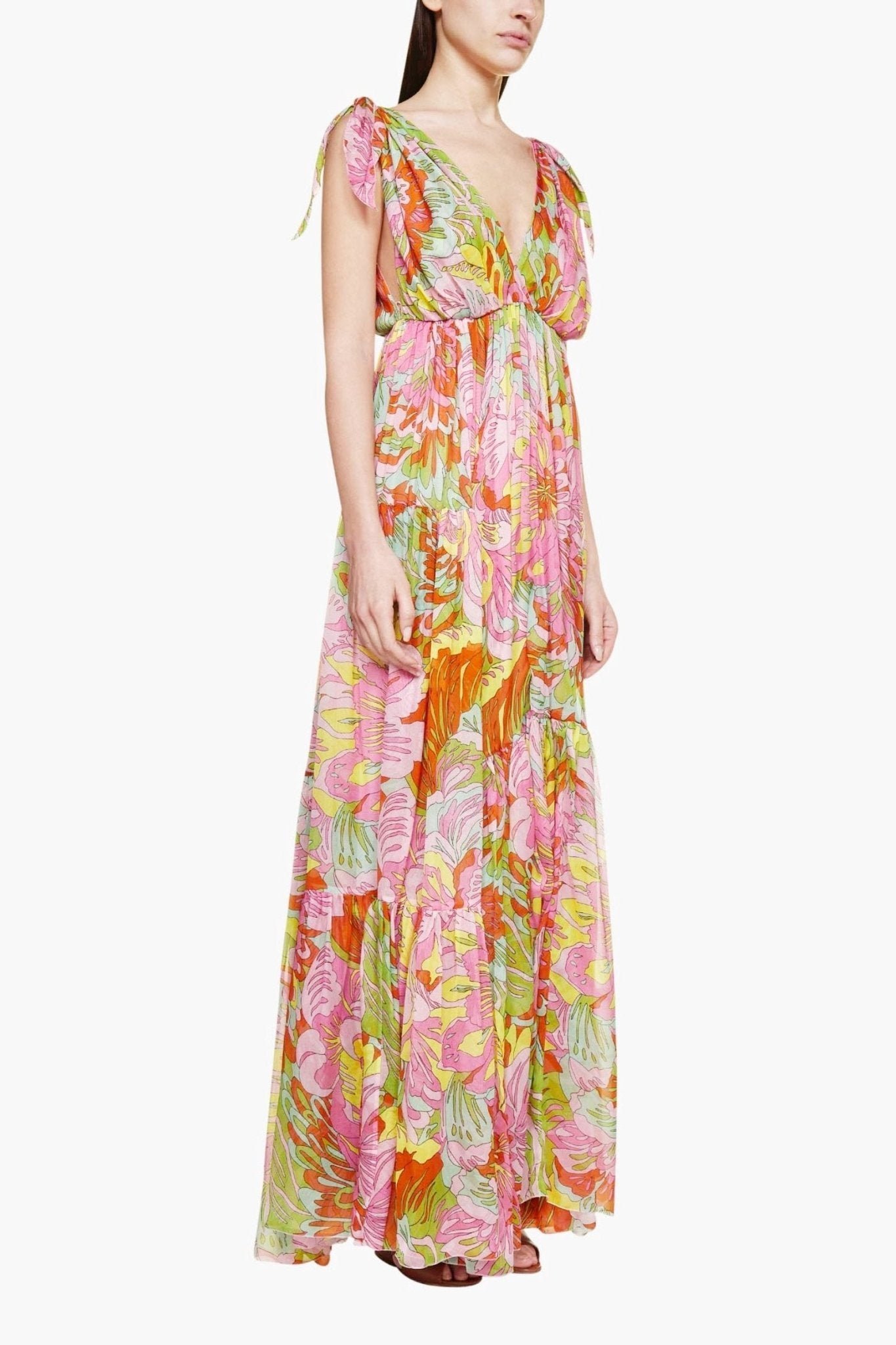 lyuba-printed-v-neck-maxi-dress-sd0020707833-multi-s-sunfere-833738.jpg Lyuba Printed V-neck Maxi Dress - Image 2