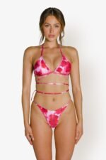 Maria Printed Three-piece Bikini Set - Image 2