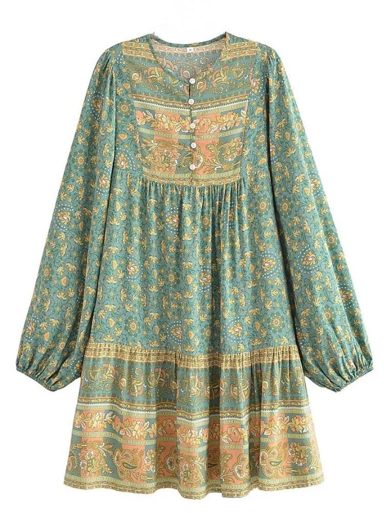 png_06a77e2b-51b4-4f97-875c-d7a5019826e0.jpg Ina Splice Printed Mini Peasant Dress - Image 7