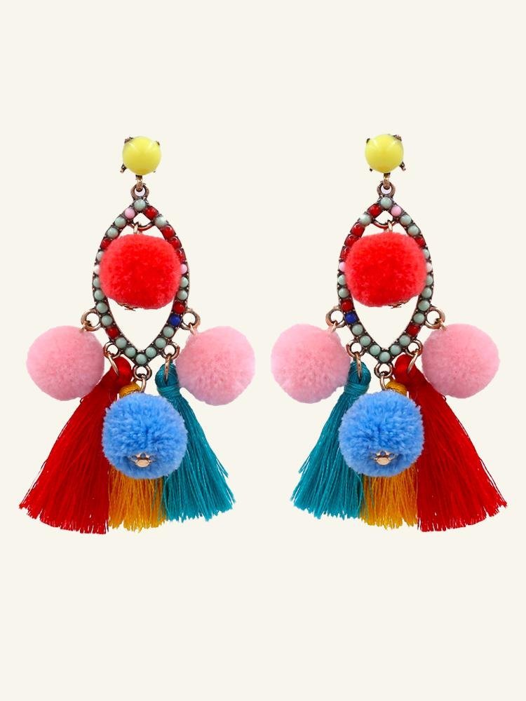 pom-pom-tassel-earrings-sa0020516096-multi-sunfere-212134.jpg Pom Pom Tassel Earrings - Image 1