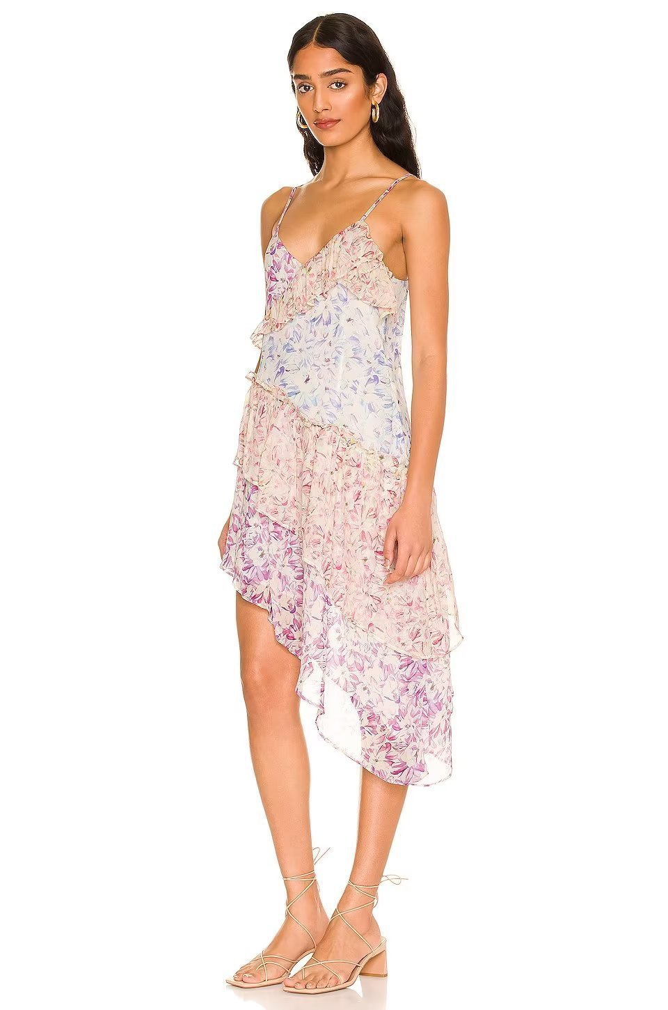 samatha-printed-patchwork-ruffle-mini-slip-dress-sd0020622537-multi-s-sunfere-743296.jpg Samatha Printed Patchwork Ruffle Mini Slip Dress - Image 3