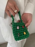 Tess Diamante Mini Weave Bag - Image 3