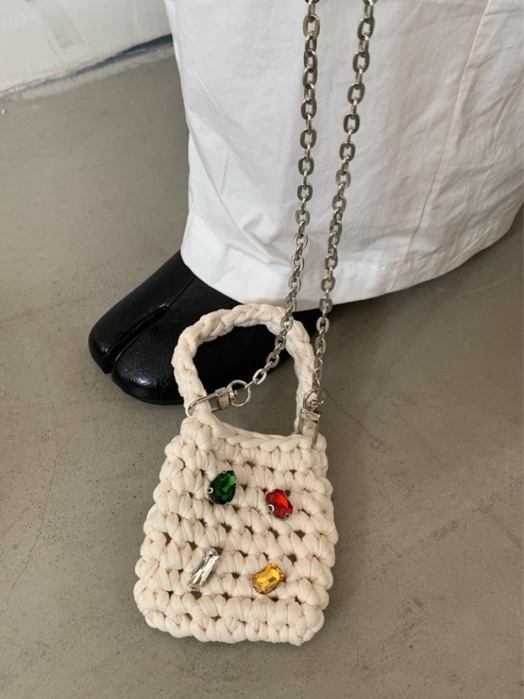 tess-diamante-mini-weave-bag-sa0020516069-white-1-size-sunfere-652390.jpg Tess Diamante Mini Weave Bag - Image 2